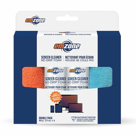 Emzone® Screen Cleaner Foam With Cloth