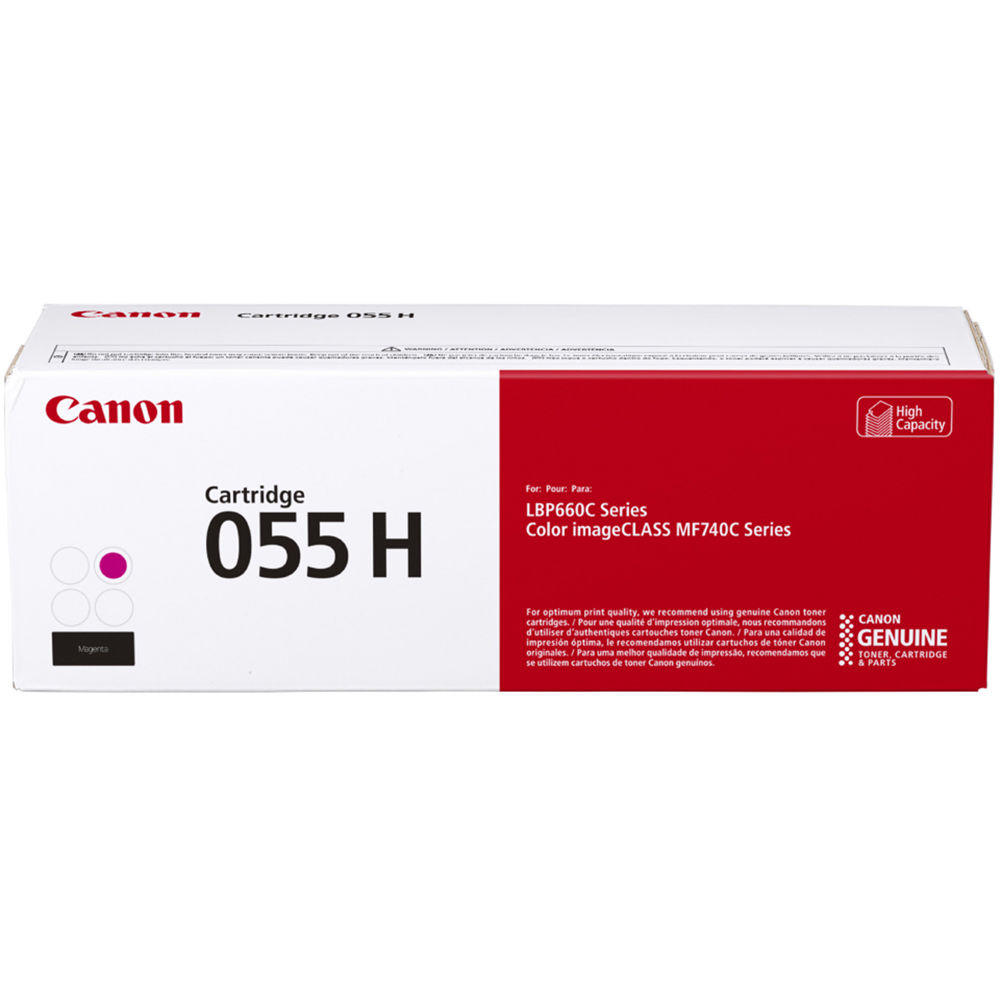 Canon 055H 3018C001 Original Magenta Toner Cartridge High Yield