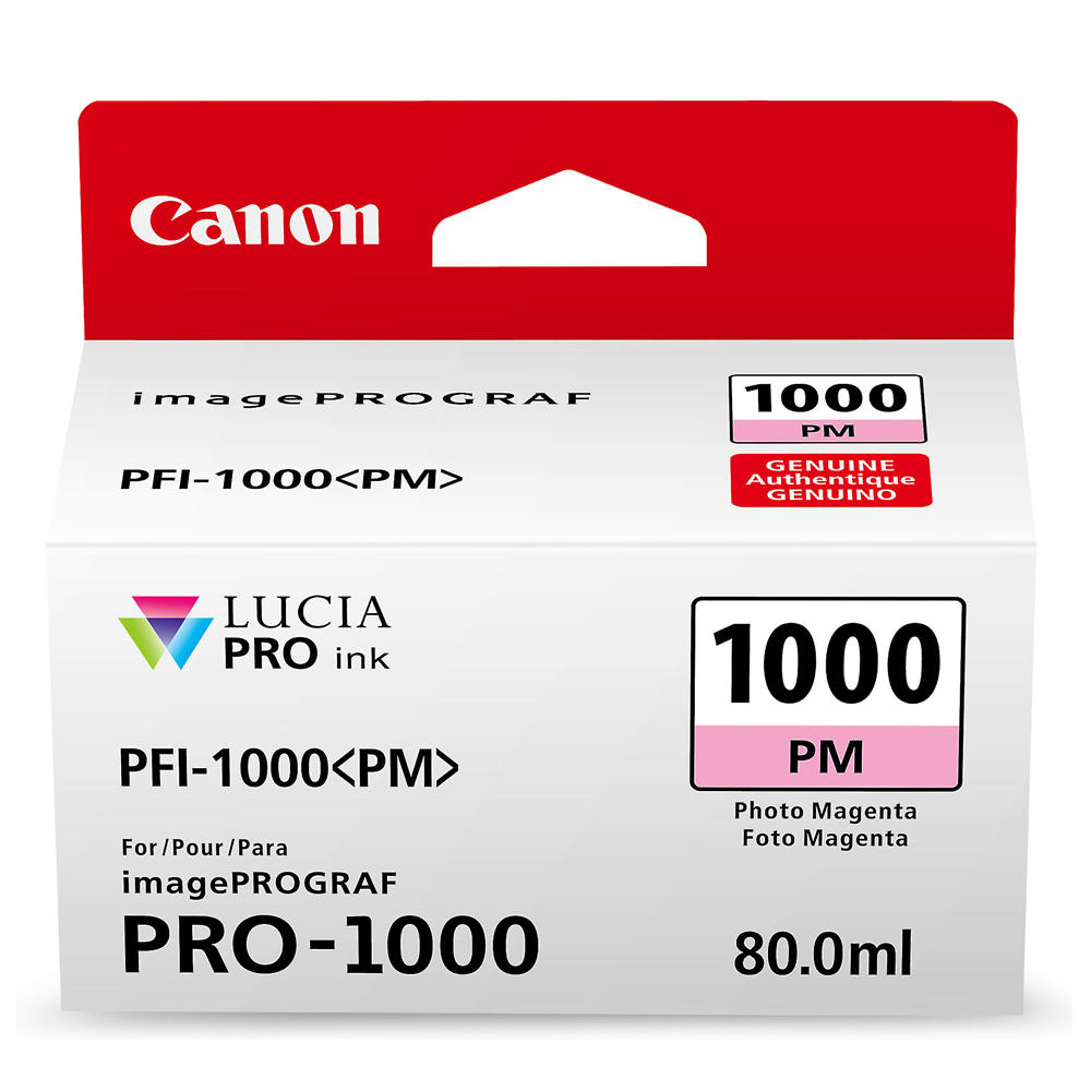 Canon PFI-1000PM Original Photo Magenta Ink Cartridge (0551C002)