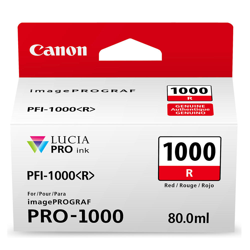 Canon PFI-1000R Original Red Ink Cartridge (0554C002)