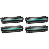 Compatible HP 657X CF470X CF471X CF473X CF472X Toner Cartridge Combo High Yield BK/C/M/Y