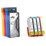 Epson 273 T273XL Compatible Ink Cartridge Combo High Yield PBK/C/M/Y - Moustache®