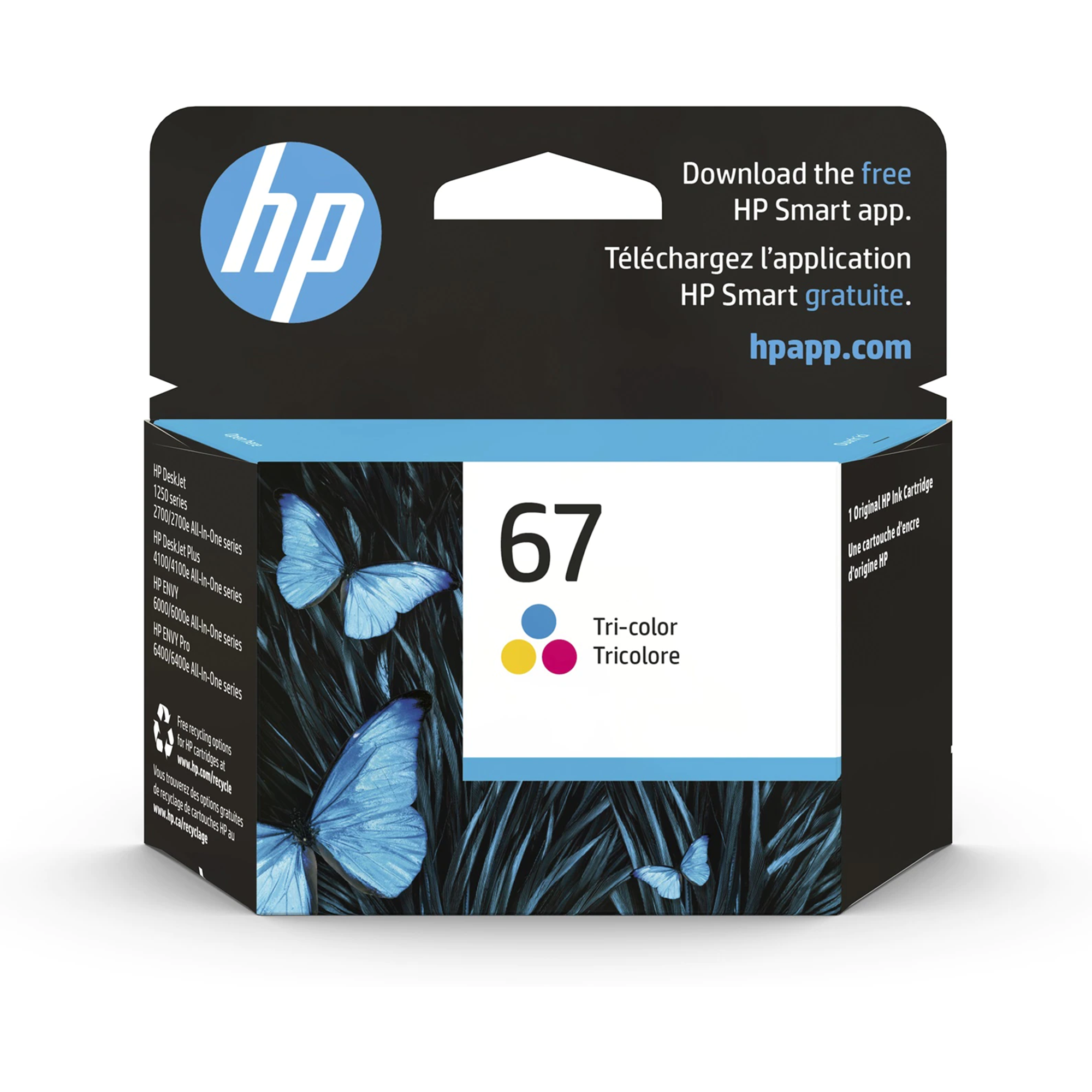 HP 67 3YM55AN Original Tri-Color Ink Cartridge