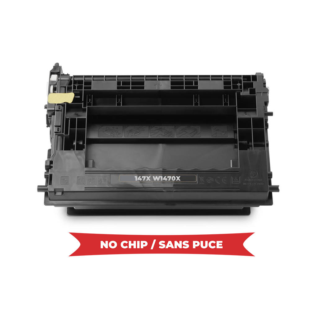 Compatible HP 147X W1470X Black Toner Cartridge High Yield - No Chip