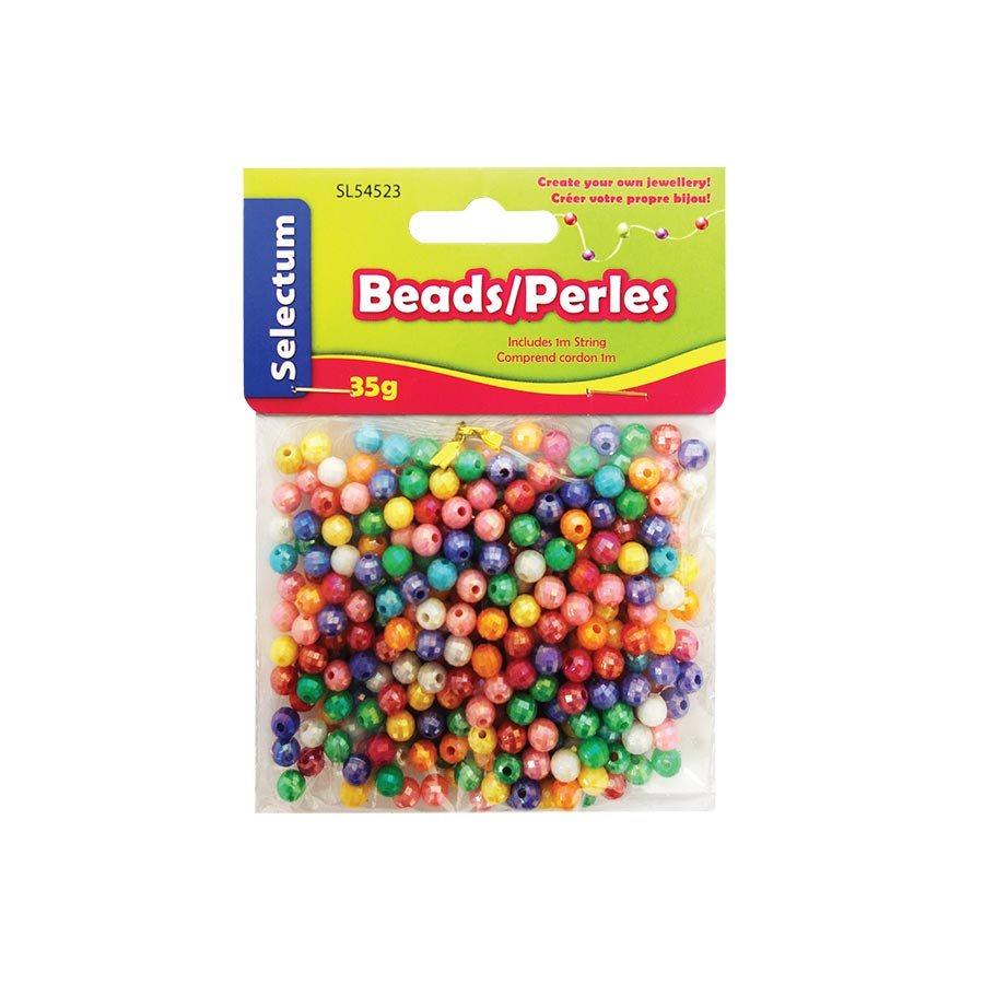 Selectum  Round Metallic Beads