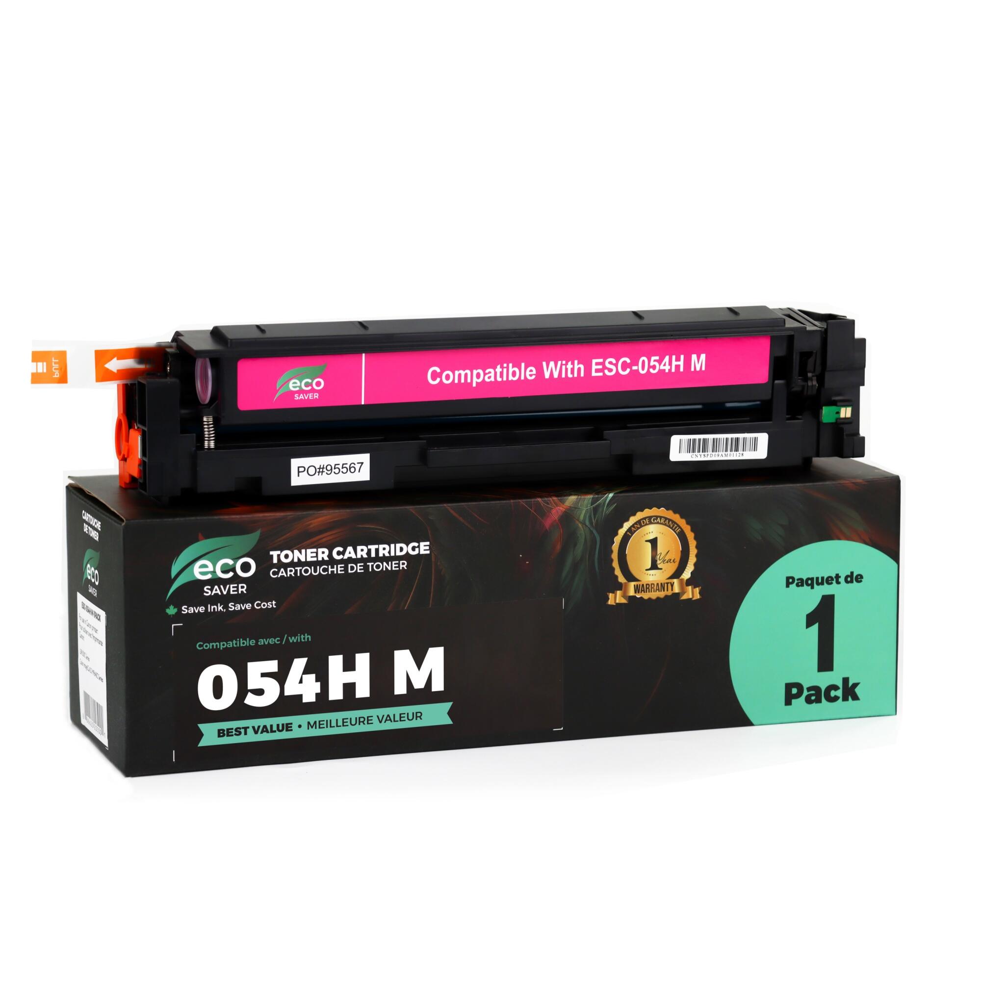 Canon 054H XL CRG 054M H 3026C001 Compatible Magenta Toner Cartridge High Yield - Eco-Saver