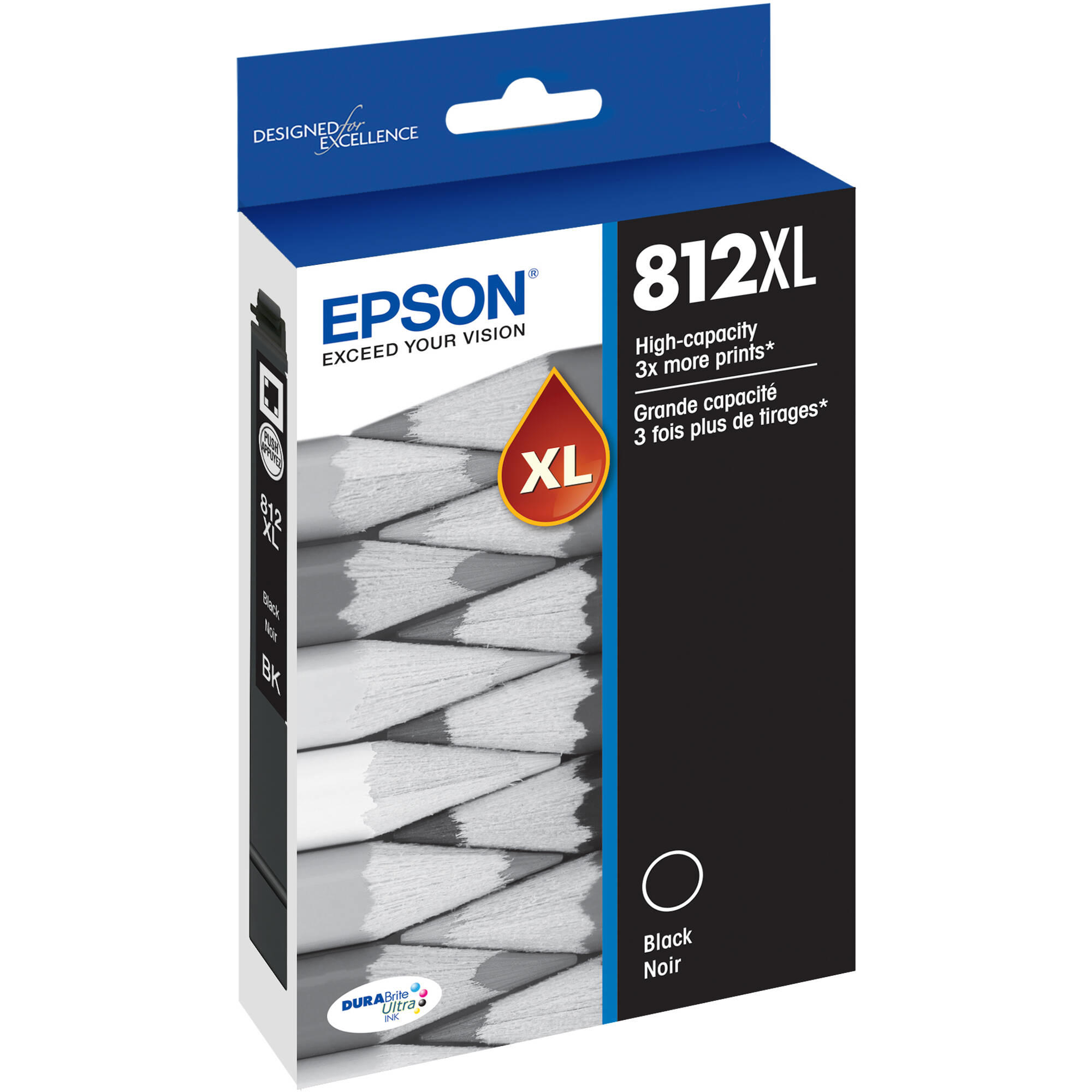 Epson T812XL T812XL120-S Original Black Ink Cartridge High Yield