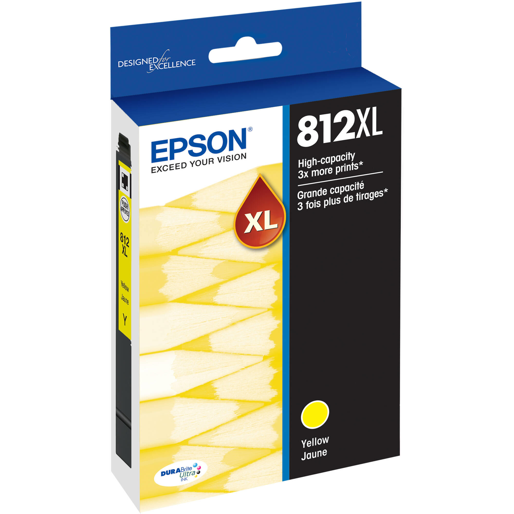 Epson T812XL T812XL420-S Original Yellow Ink Cartridge High Yield