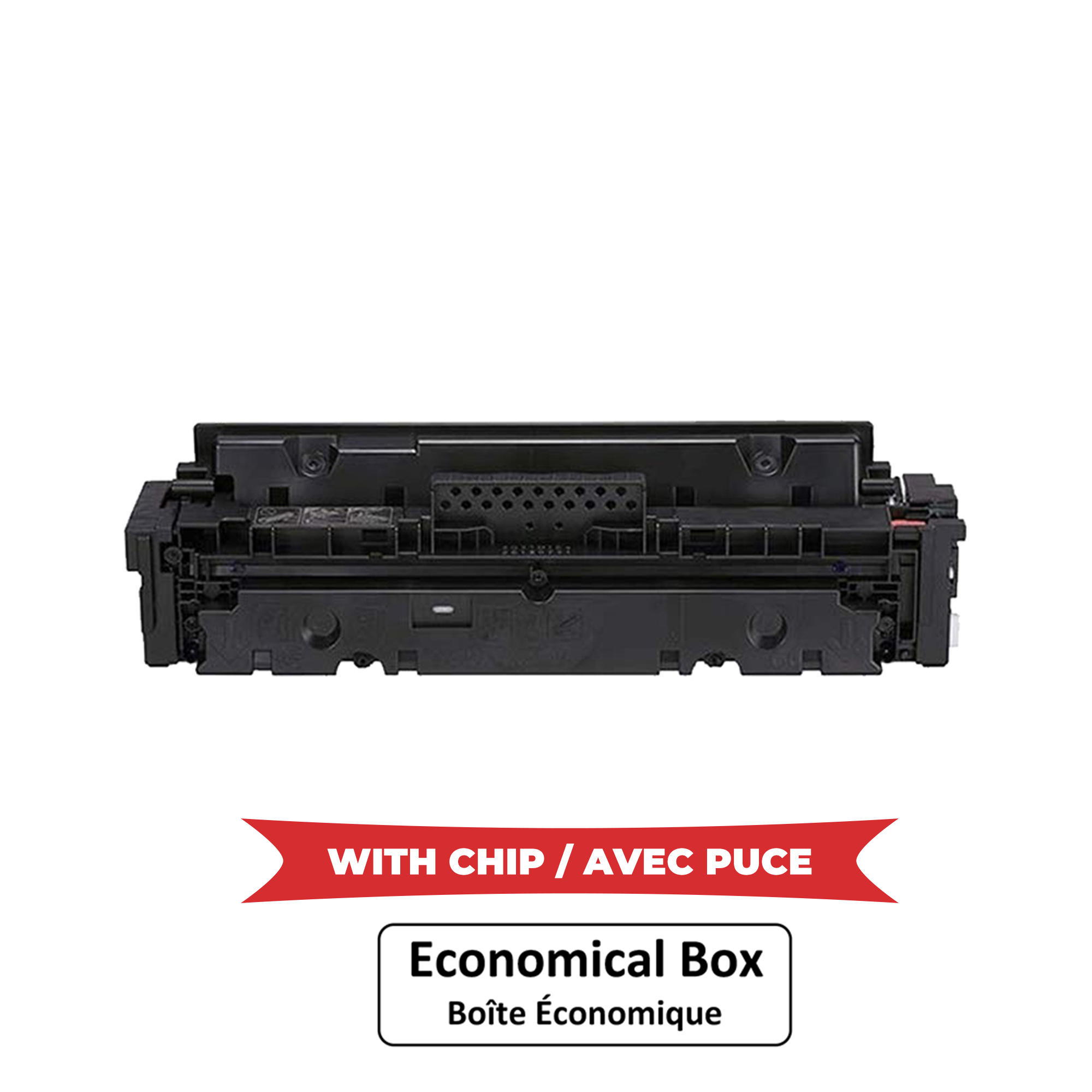 Compatible HP 414X W2020X Black Toner Cartridge High Yield - With Chip - Economical Box