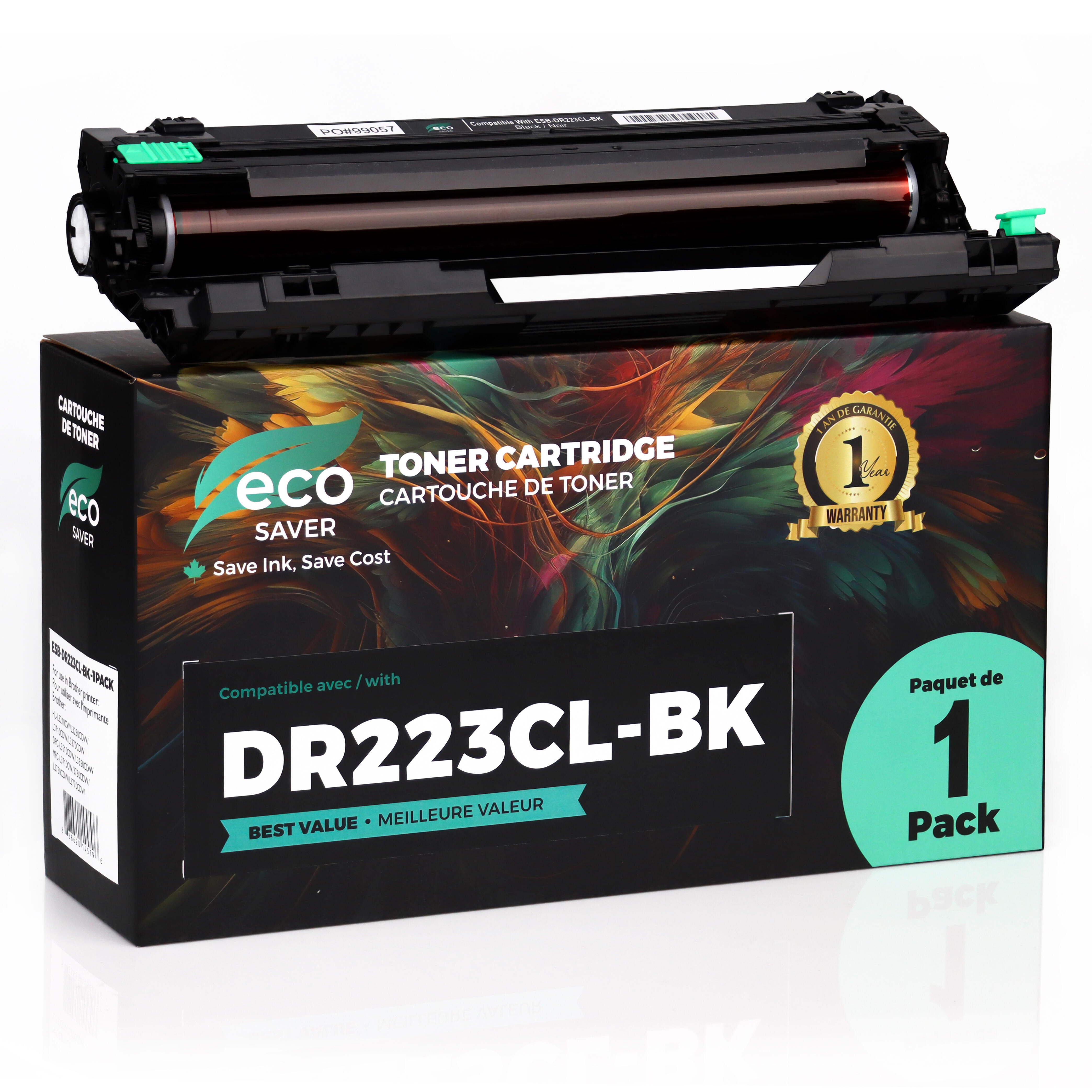 Brother DR223CL Compatible Black Drum - Eco-Saver