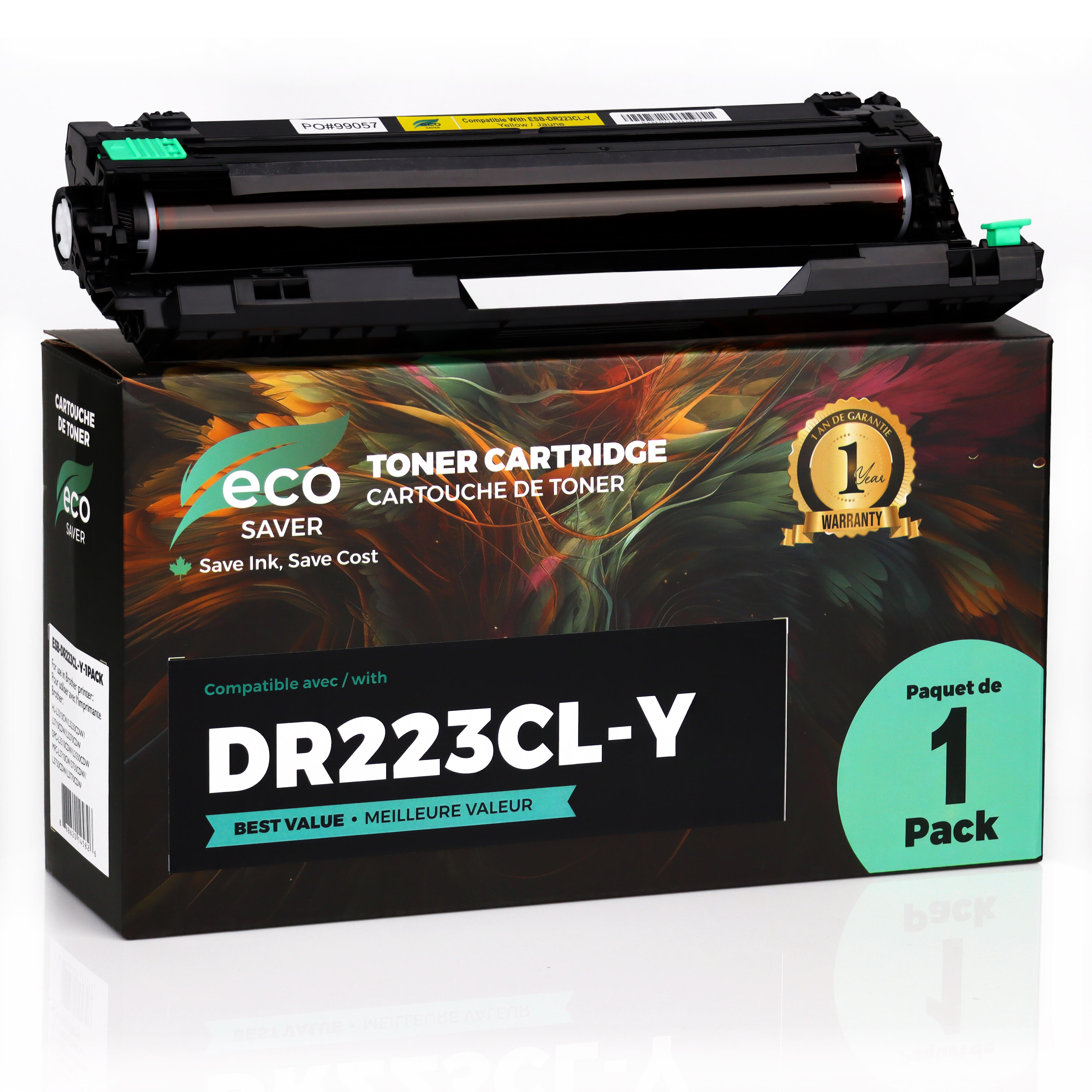 Brother DR223CL Compatible Yellow Drum - Eco-Saver