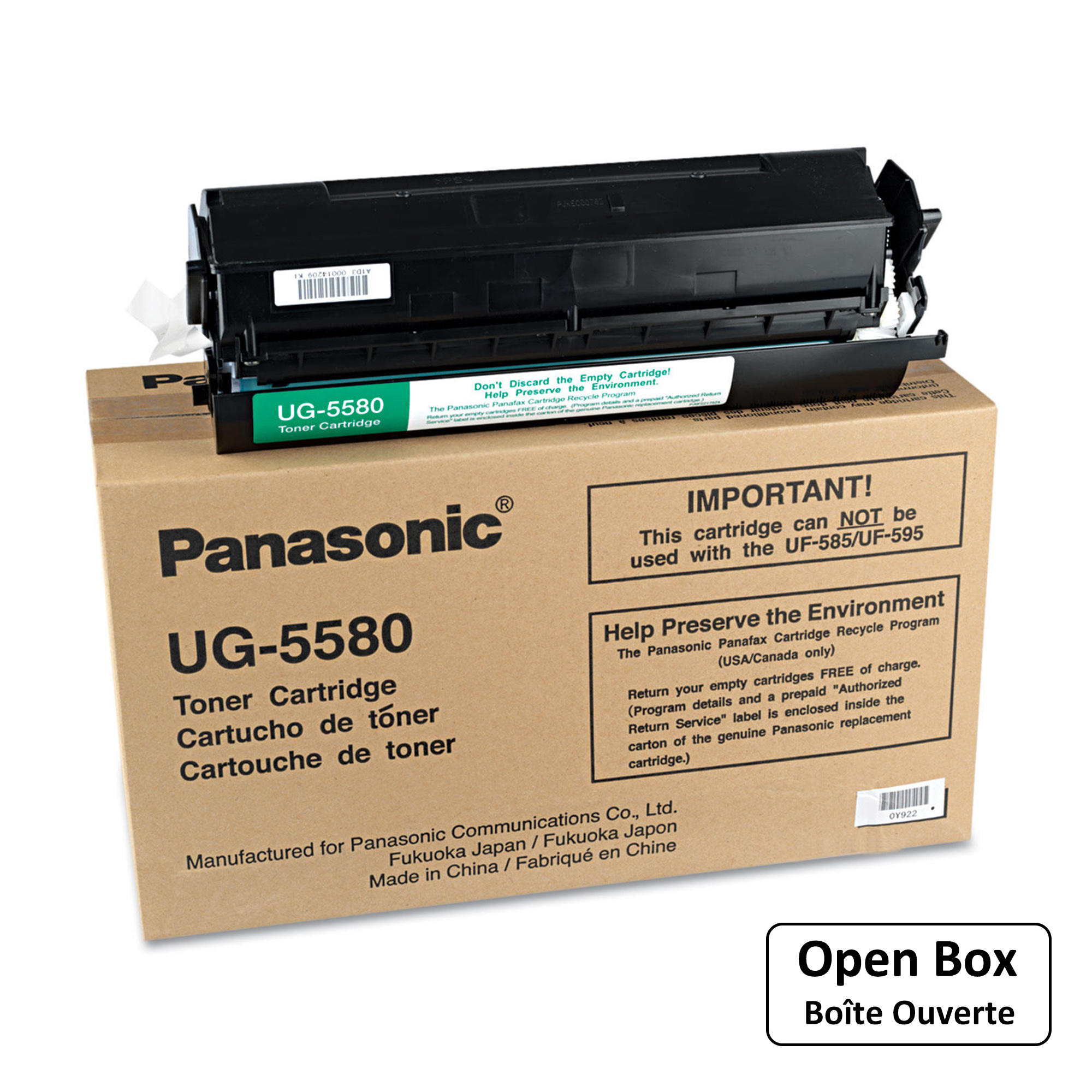 Panasonic UG-5580 Originale Black Toner Cartridge - Open Box