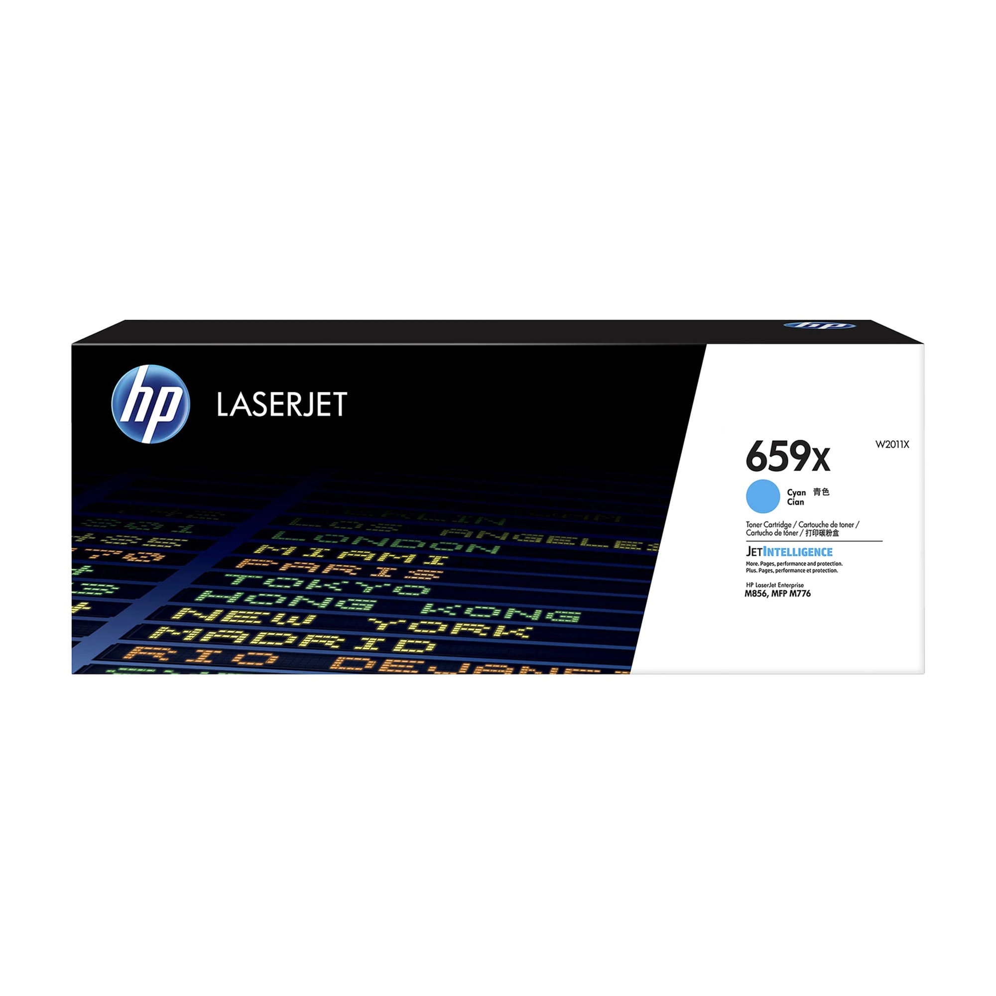 HP 659X W2011X Original Cyan Toner Cartridge High Yield