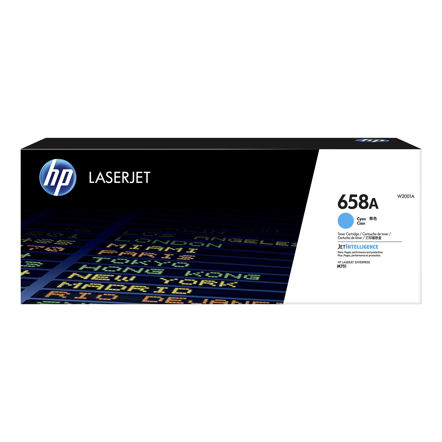 HP 658A W2001A Original Cyan Toner Cartridge