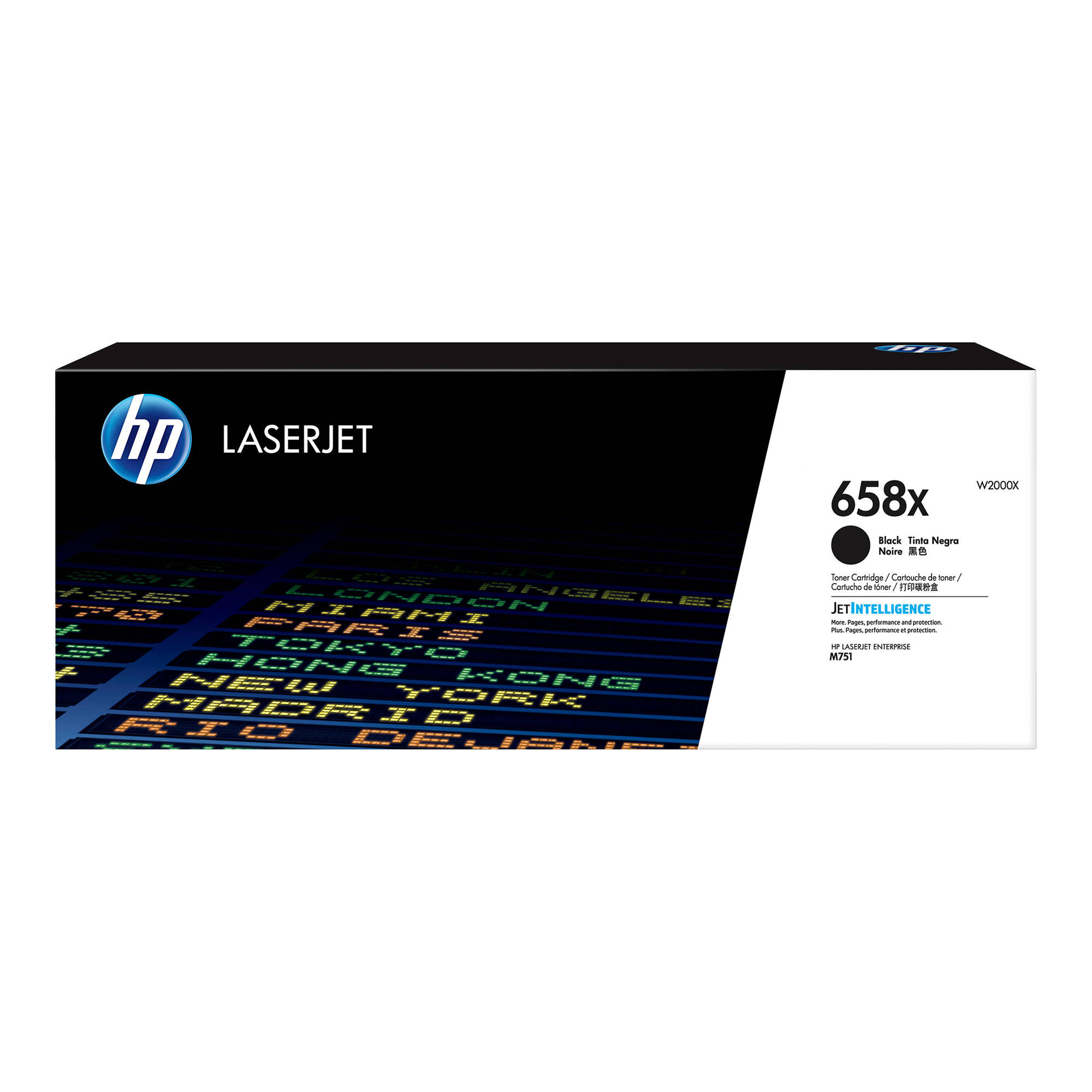 HP 658X W2000X Original Black Toner Cartridge High Yield