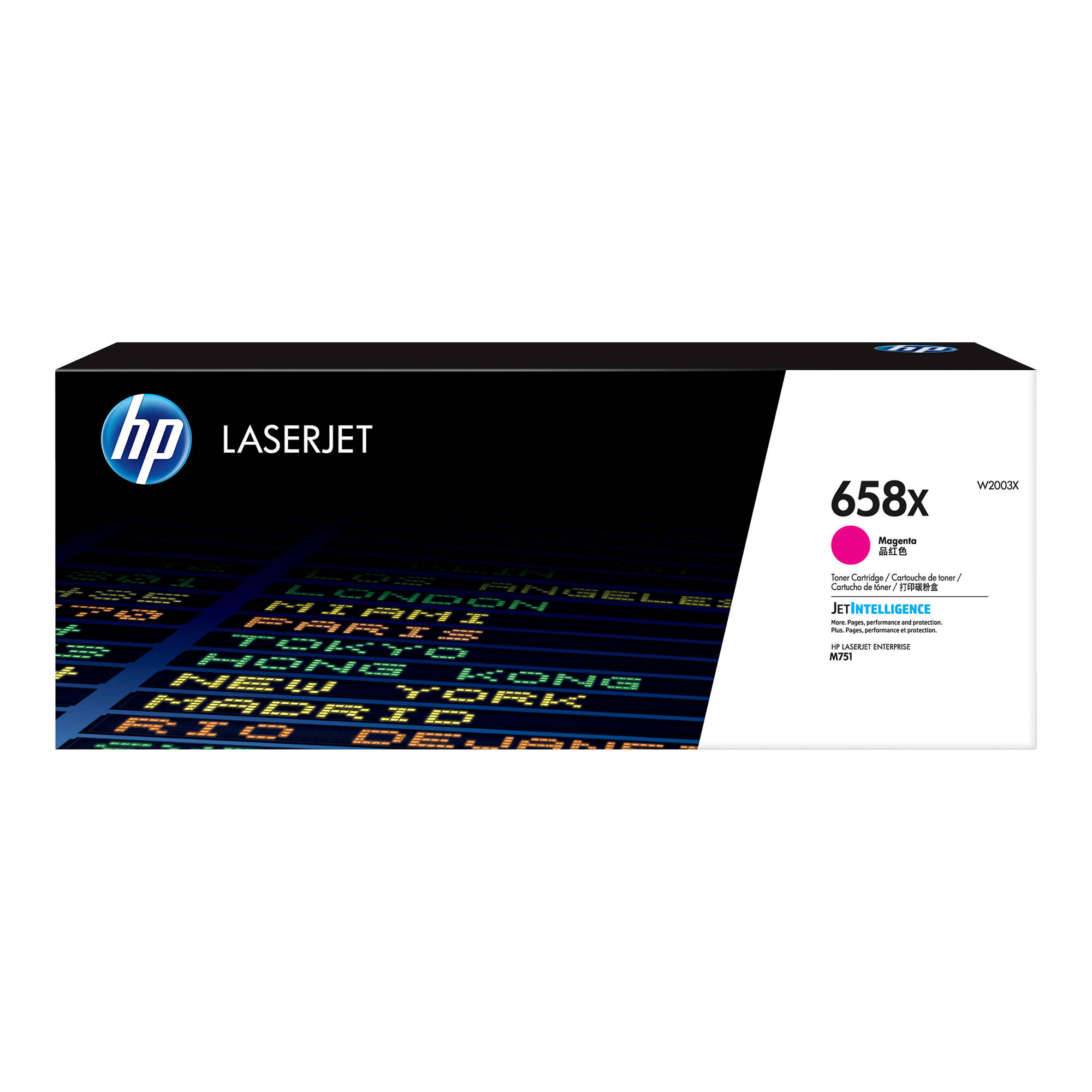 HP 658X W2003X Original Magenta Toner Cartridge High Yield