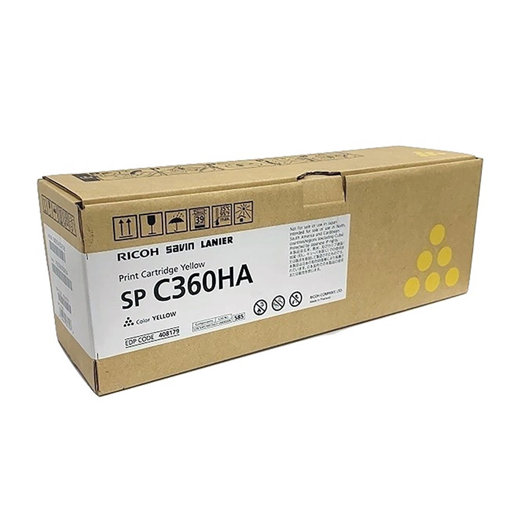 Ricoh 408179 Original Yellow Toner Cartridge High Yield