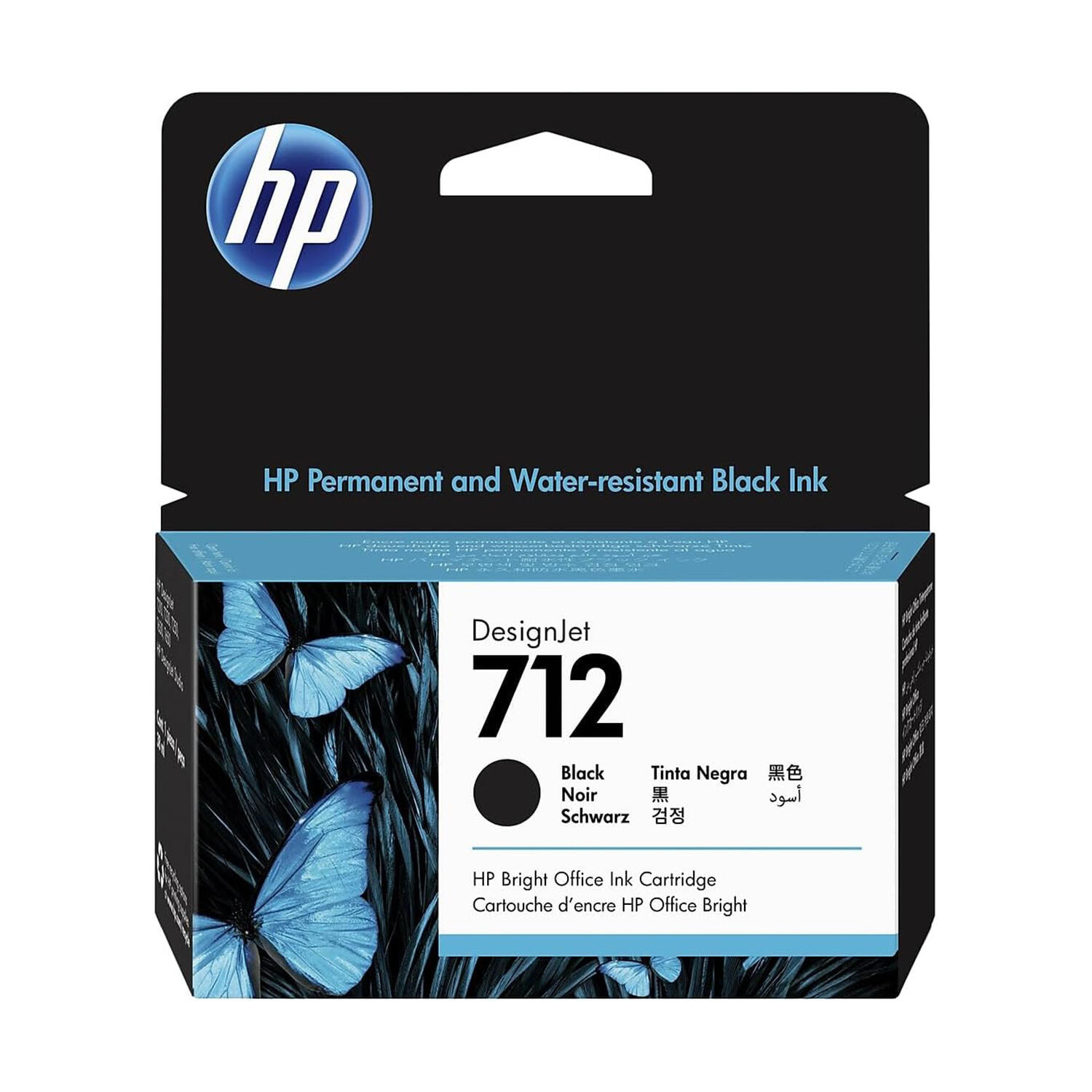 HP 712 3ED70A Original Black Ink Cartridge 38ml
