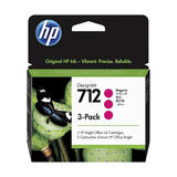 HP 712 3ED78A Original Magenta Ink Cartridge 29ml - 3 Pack