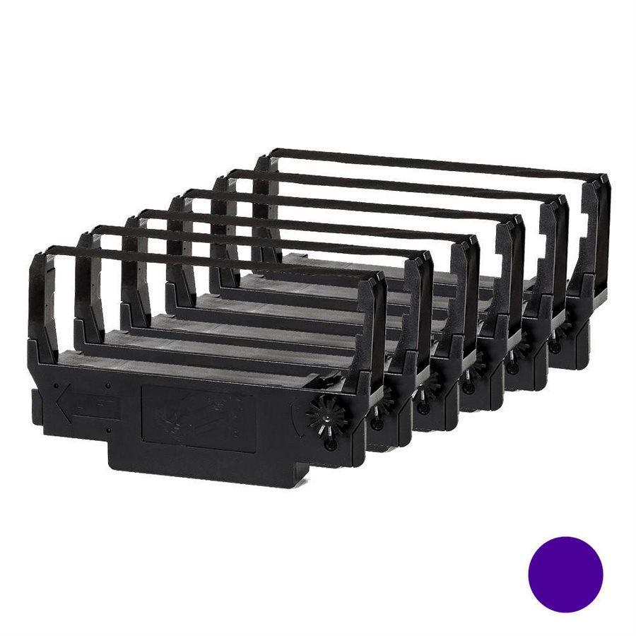 Epson ERC35 Compatible Purple Ribbon - 6/Pack