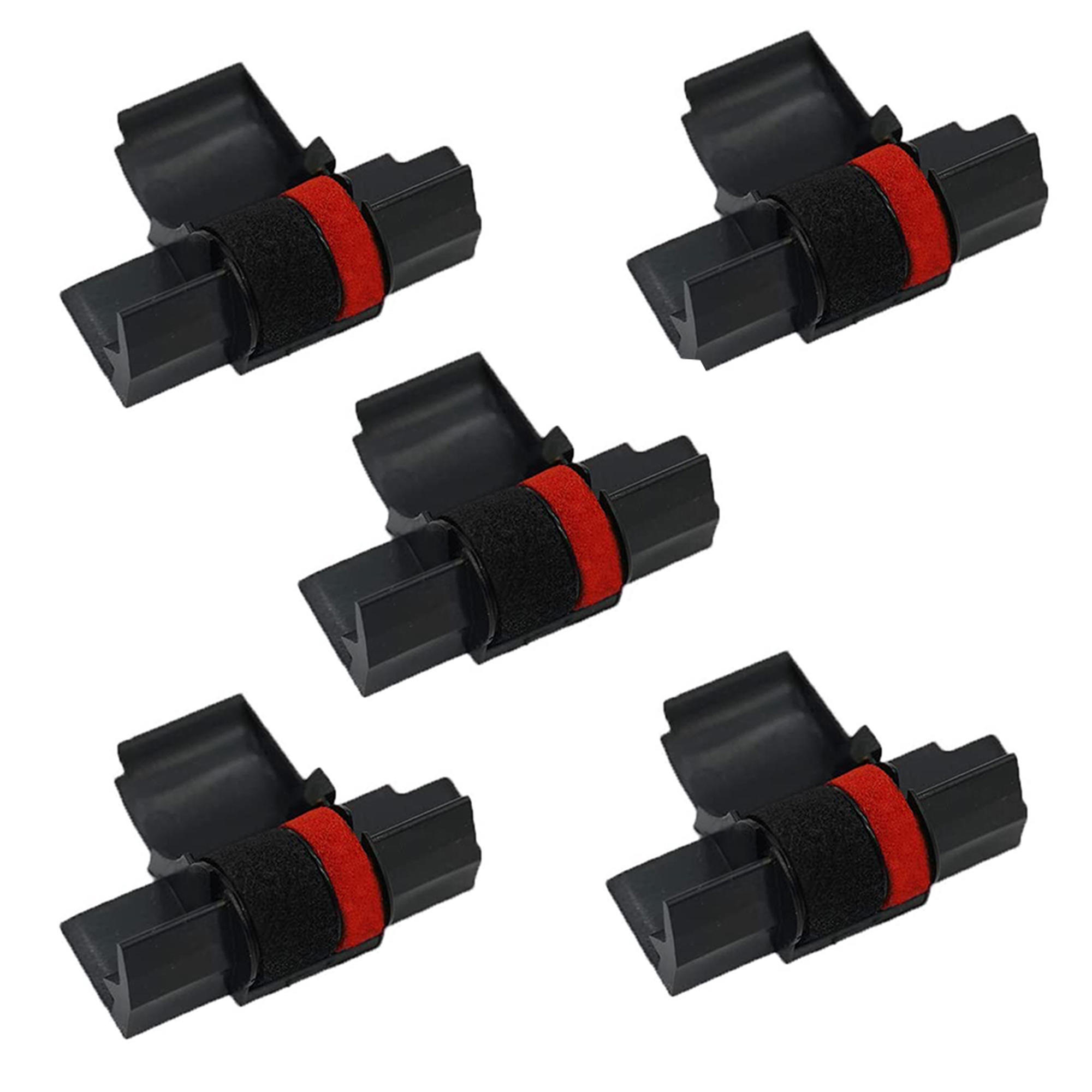 IR-40T Compatible Calculator Printer Ribbons Ink Roller - Black & Red, 5 PCS / Pack