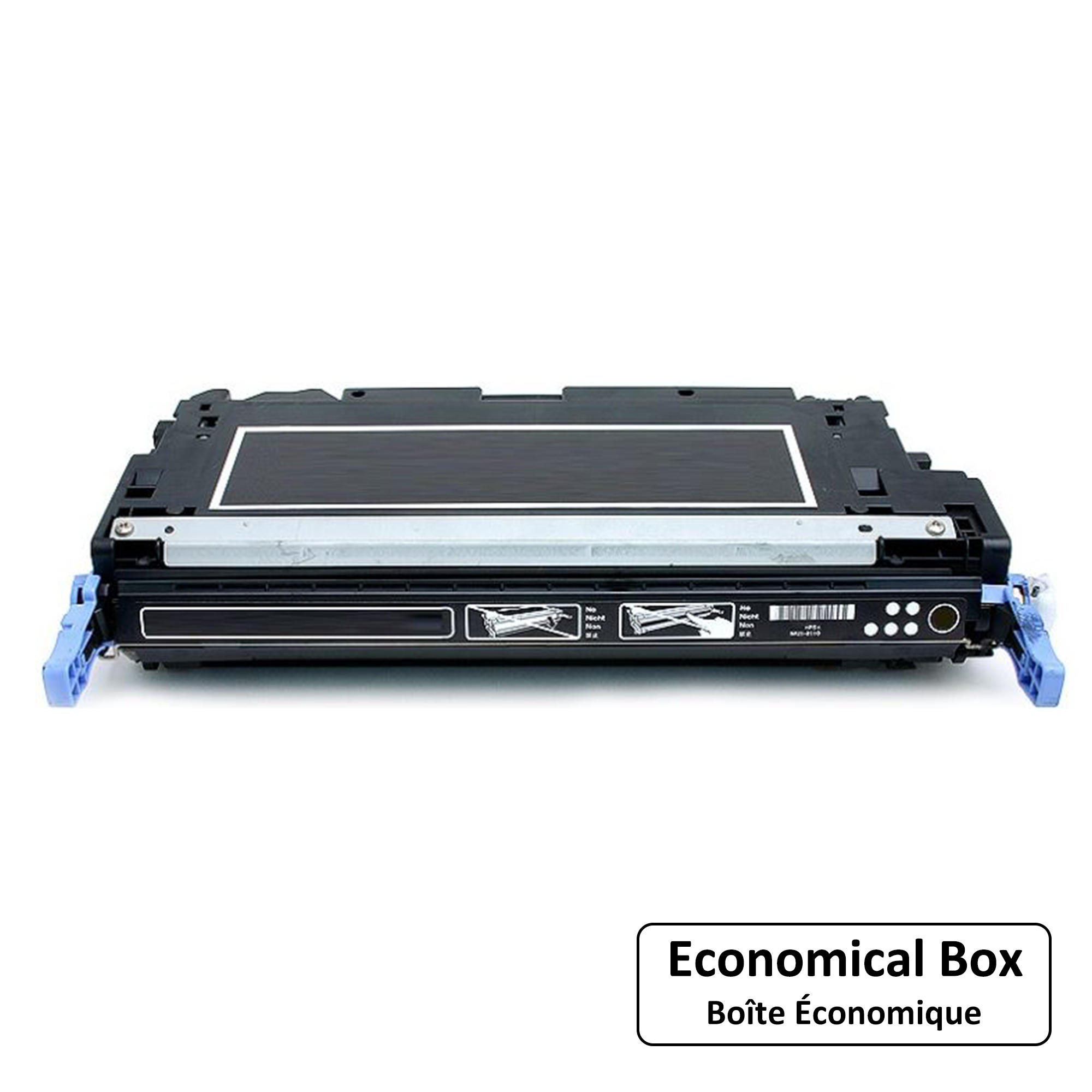 Remanufactured HP 501A Q6470A Black Toner Cartridge - Economical Box