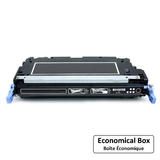 Remanufactured HP 501A Q6470A Black Toner Cartridge - Economical Box