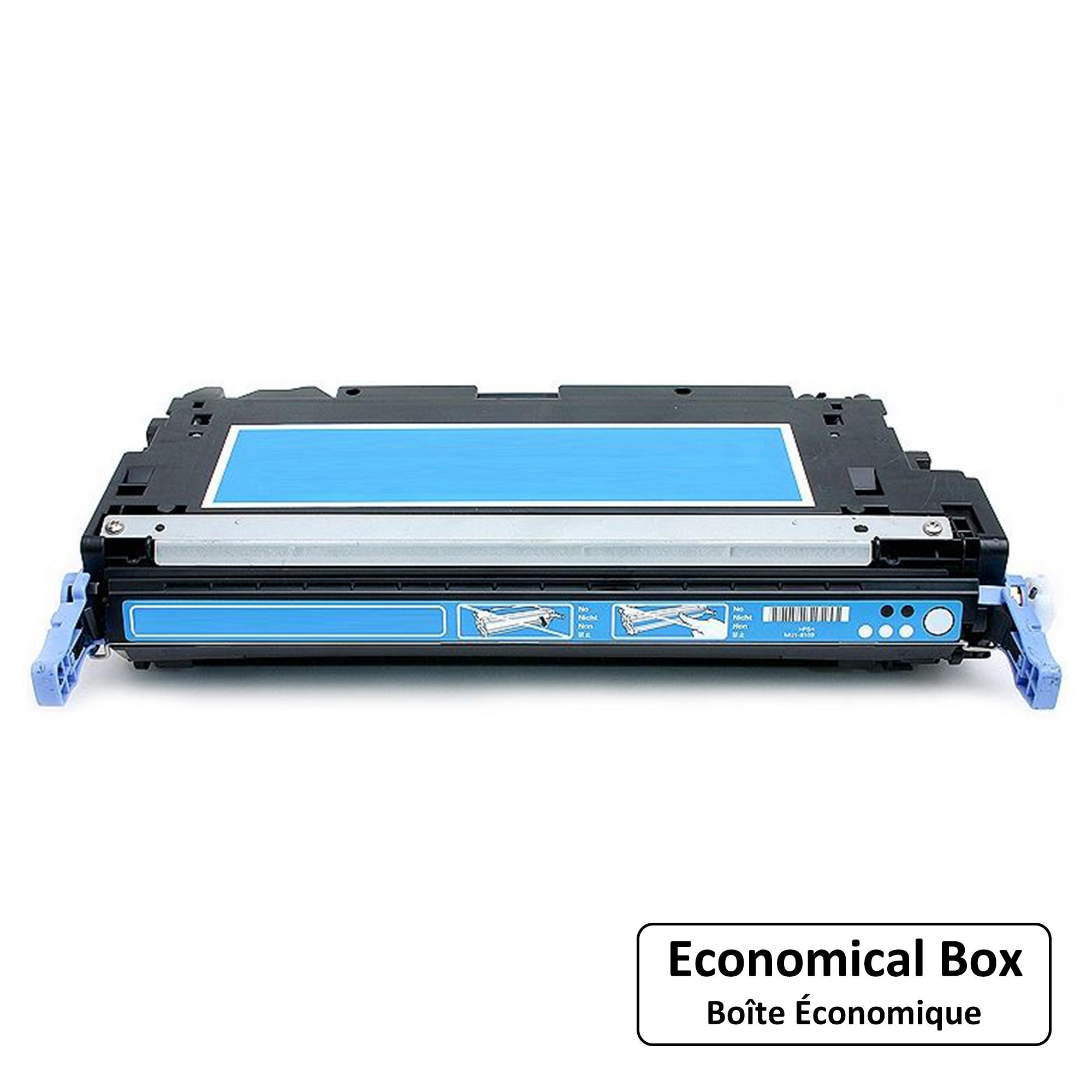 Remanufactured HP 502A Q6471A Cyan Toner Cartridge - Economical Box