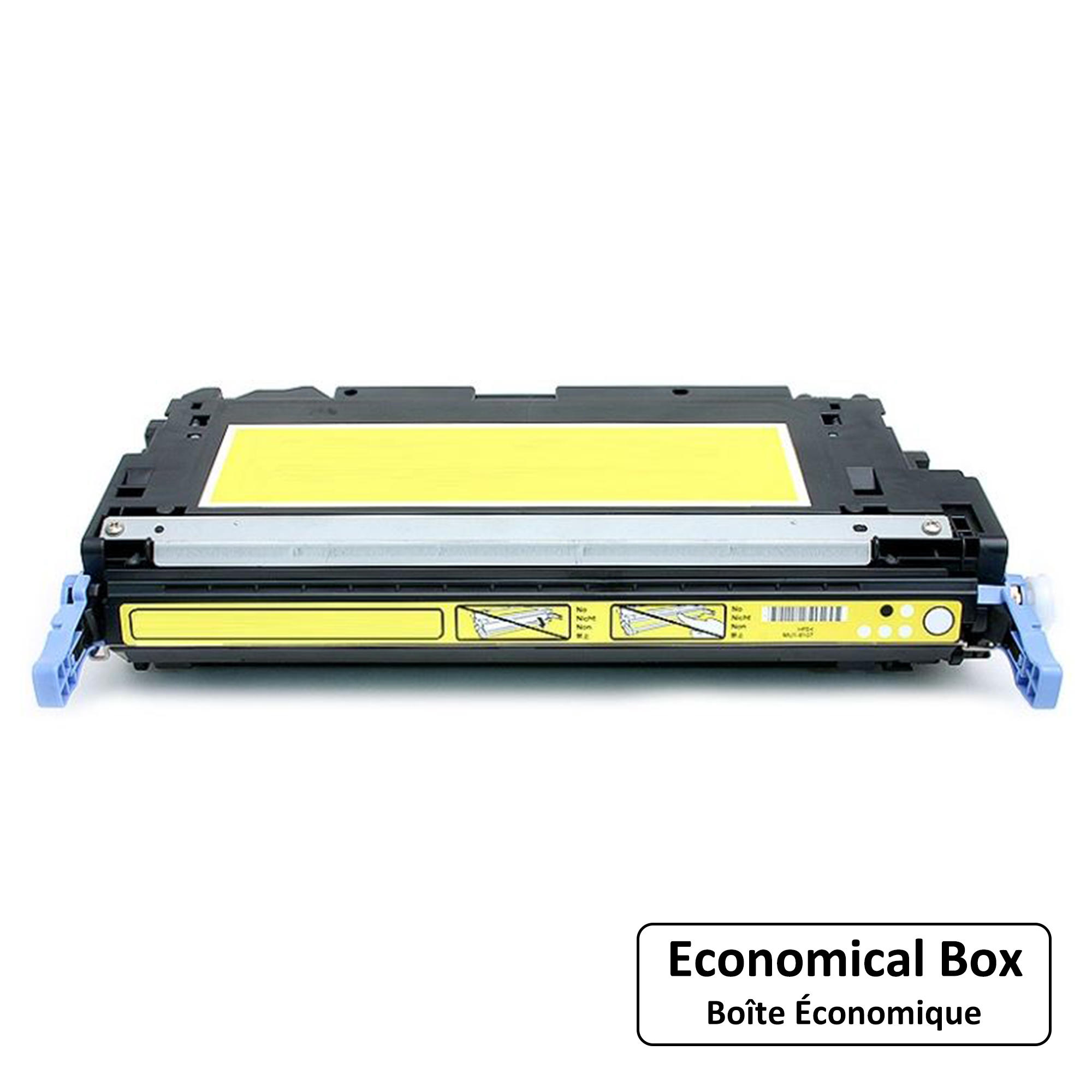 Remanufactured HP 502A Q6472A Yellow Toner Cartridge - Economical Box