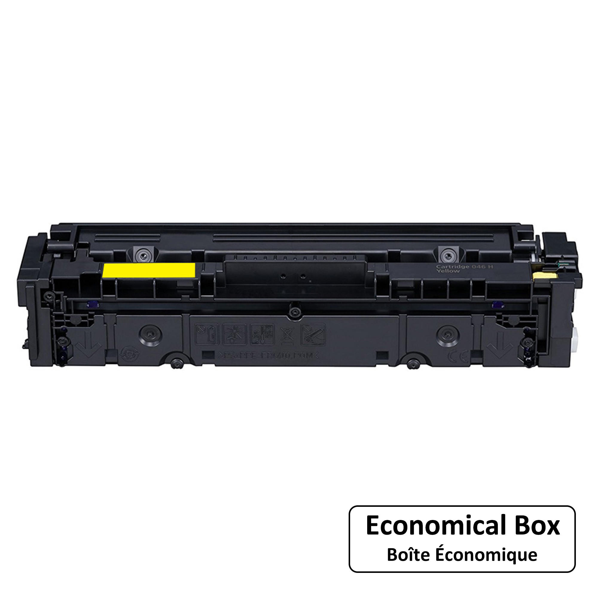 Canon 046H 1251C001 Compatible Yellow Toner Cartridge High Yield - Economical Box