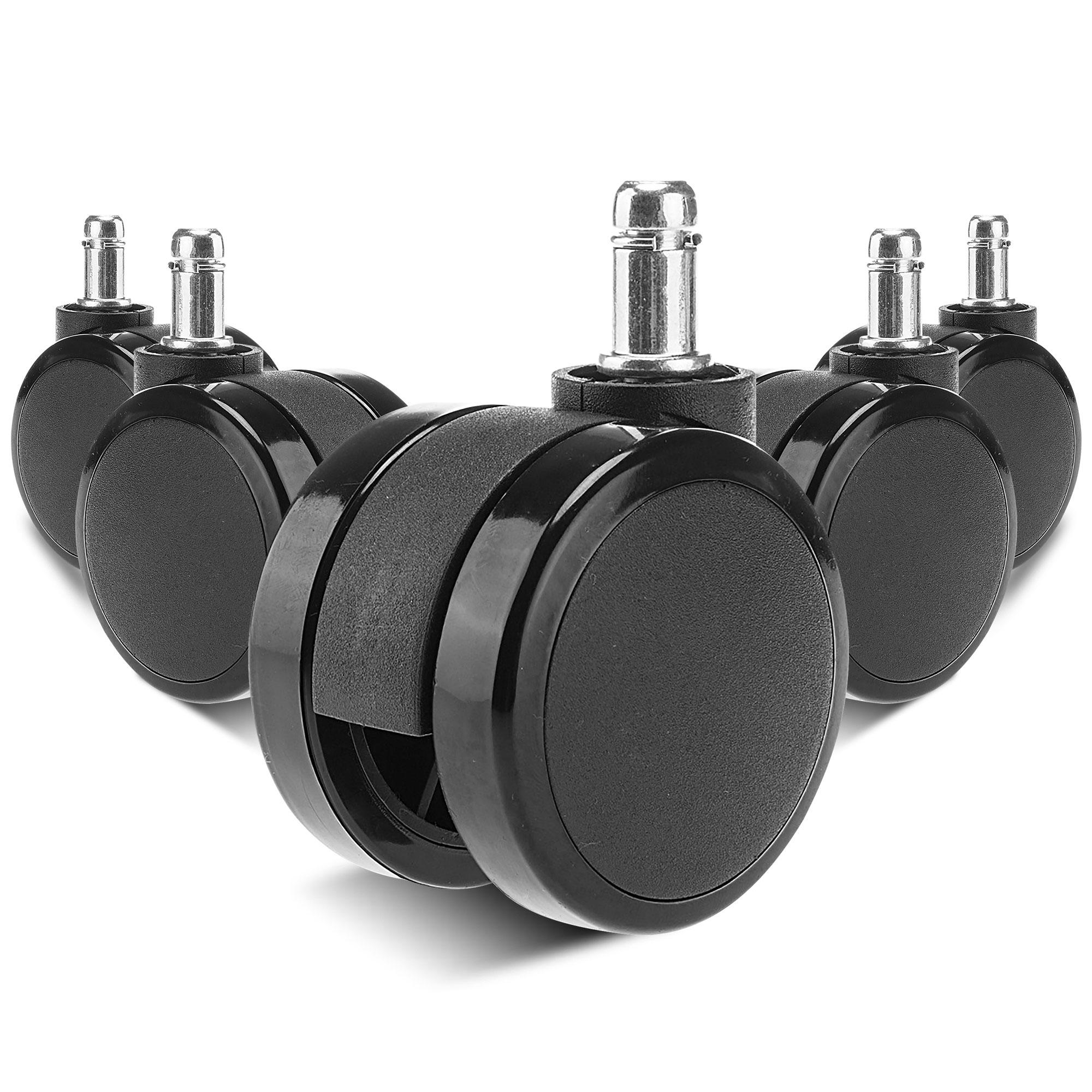 Universal Chair Replacement Casters, Set of 5