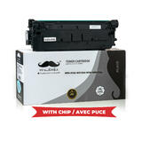 Remanufactured HP 212A W2120A Black Toner Cartridge - With Chip - Moustache®