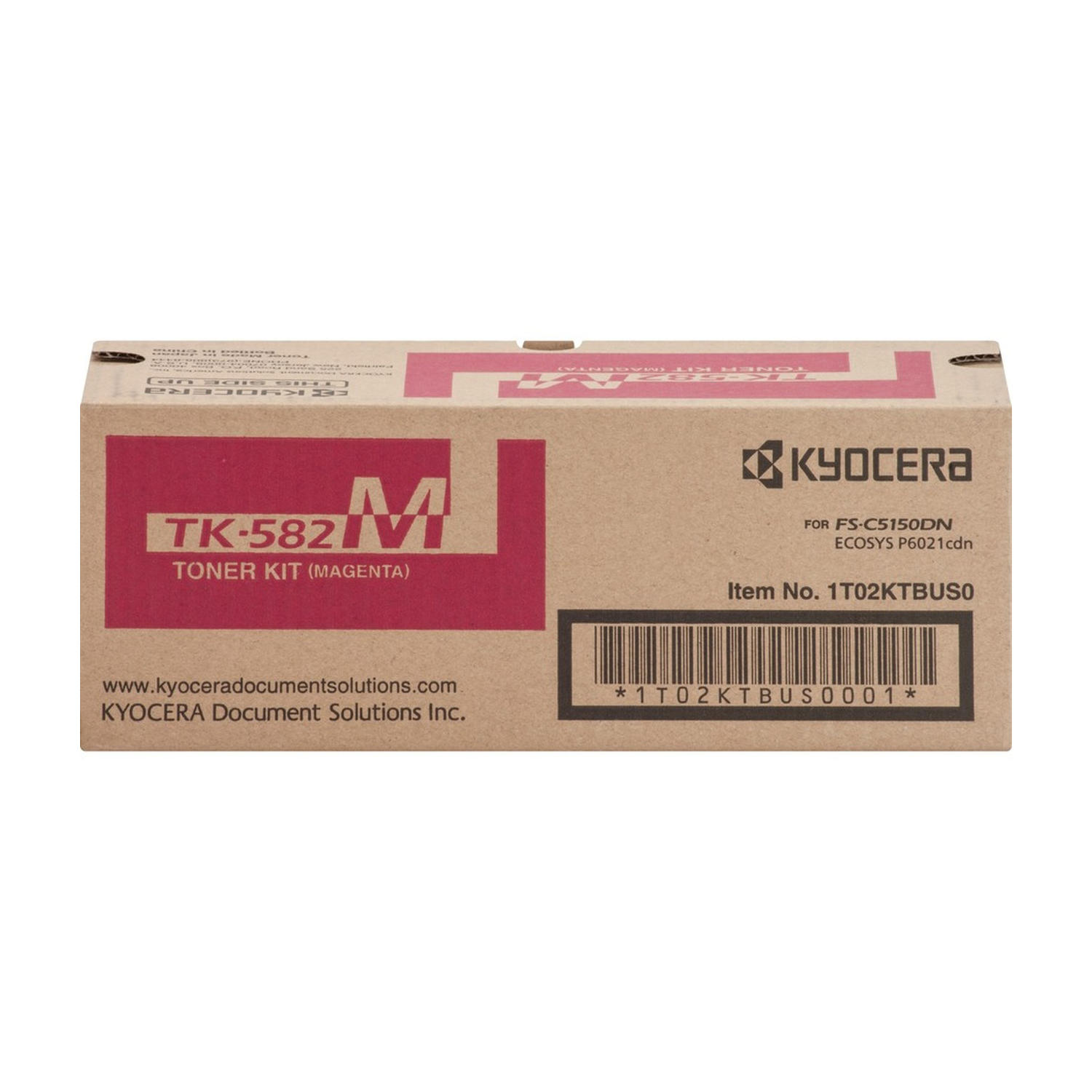 Kyocera-Mita TK-582M 1T02KTBUS0 Original Magenta Toner Cartridge