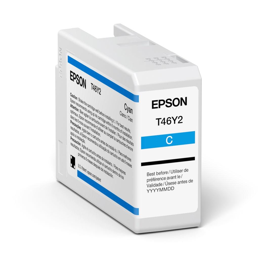 Epson T46Y T46Y200 Original Cyan Ink Cartridge