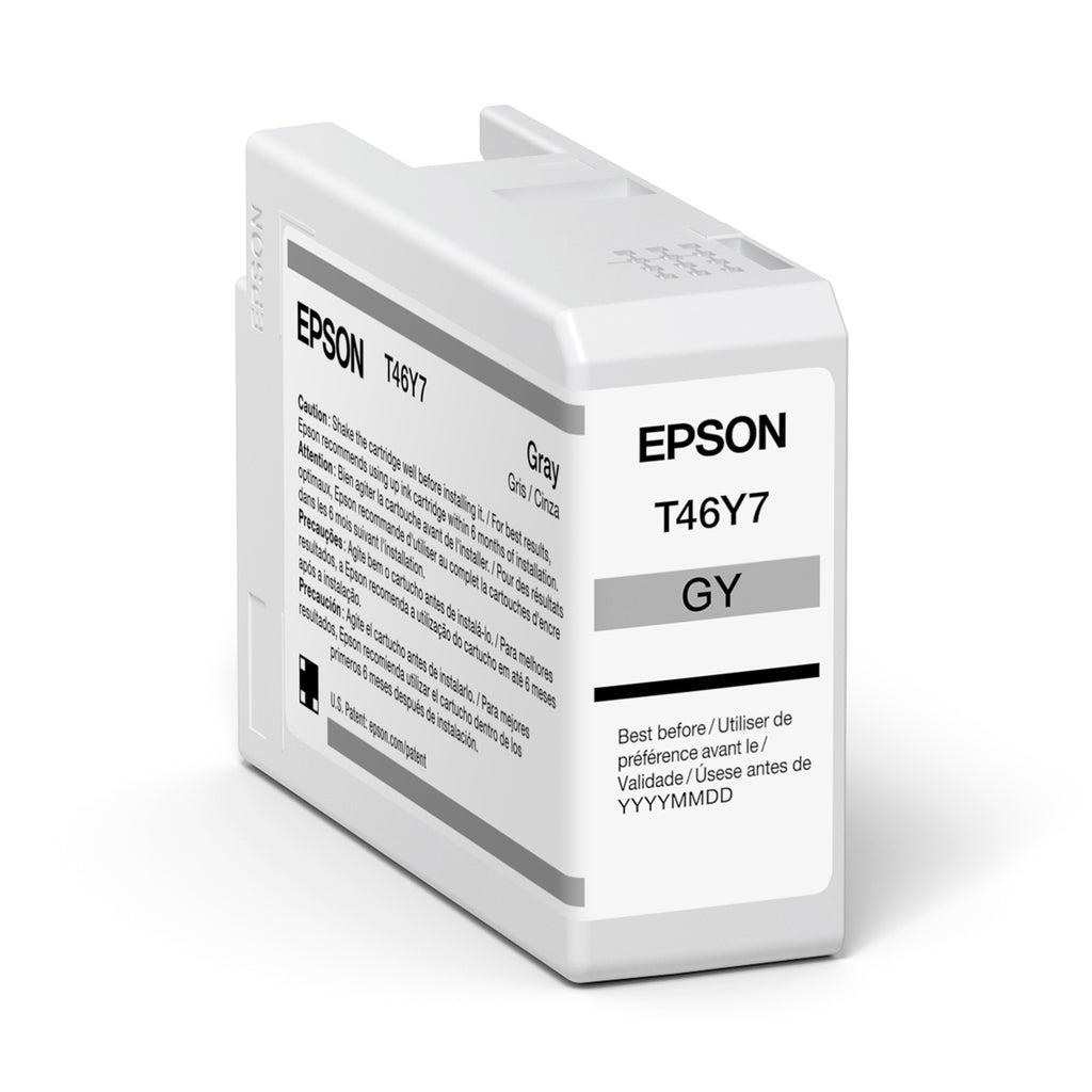 Epson T46Y T46Y700 Original Gray Ink Cartridge