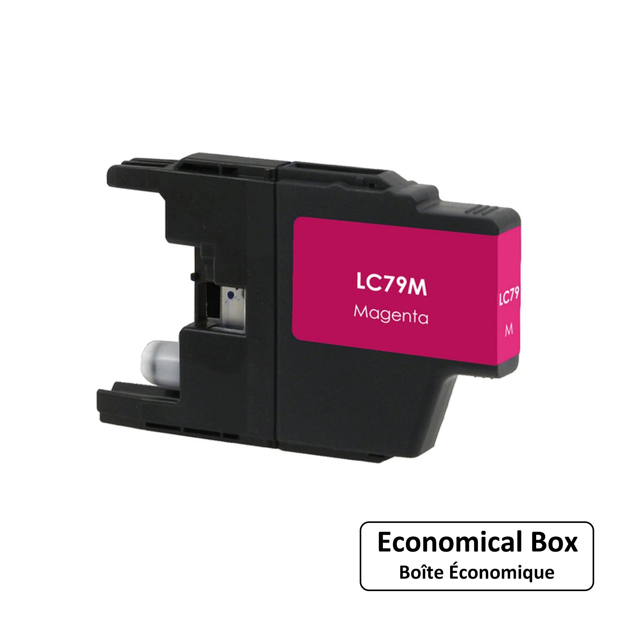 Brother LC79M Compatible Magenta Ink Cartridge Extra High Yield - Economical Box