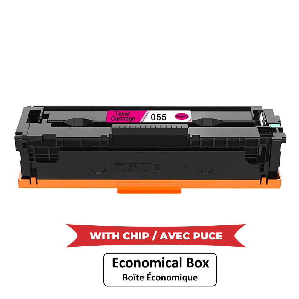 Canon 055 3014C001 Compatible Magenta Toner Cartridge With Chip - Economical Box