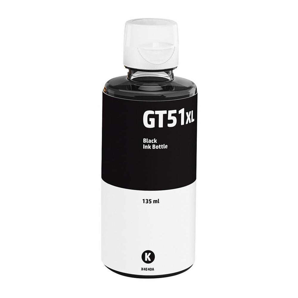 HP GT51XL X4E40AA Compatible Black Ink Bottle High Yield 135ml