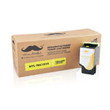 Lexmark 78C1XY0 Remanufactured Yellow Toner Cartridge Extra High Yield- Moustache®