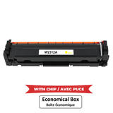 Compatible HP 215A W2312A Yellow Toner Cartridge - With Chip - Economical Box