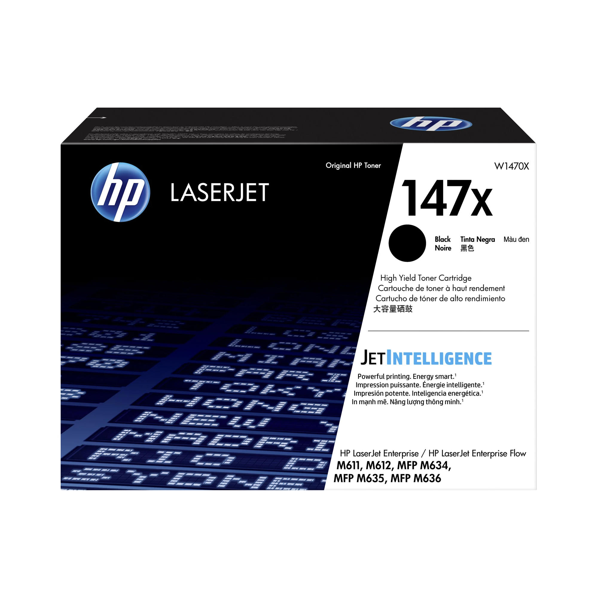 HP 147X W1470X Original Black Toner Cartridge High Yield