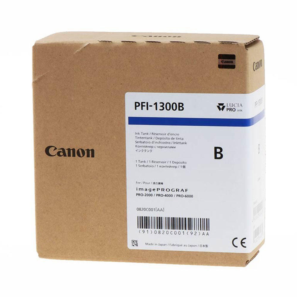 Canon PFI-1300B Original Blue Ink Cartridge (0820C001)