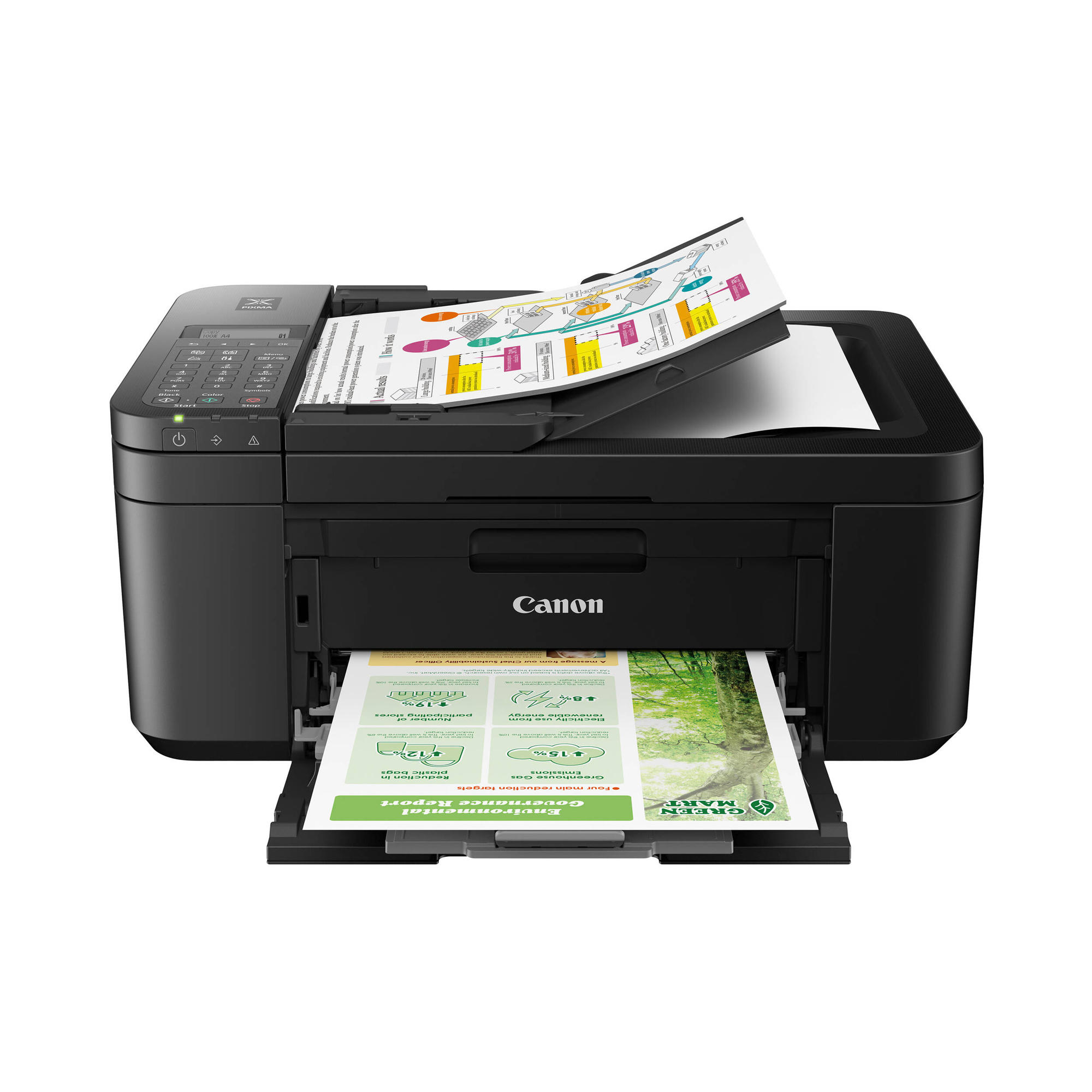 Canon PIXMA TR4720 Wireless Color All-in-One Inkjet Printer (5074C003)