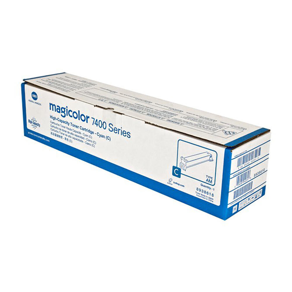 Konica Minolta 8938616 8938632 Original Cyan Toner Cartridge