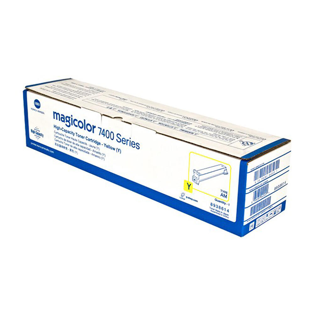 Konica Minolta 8938614 8938630 Original Yellow Toner Cartridge