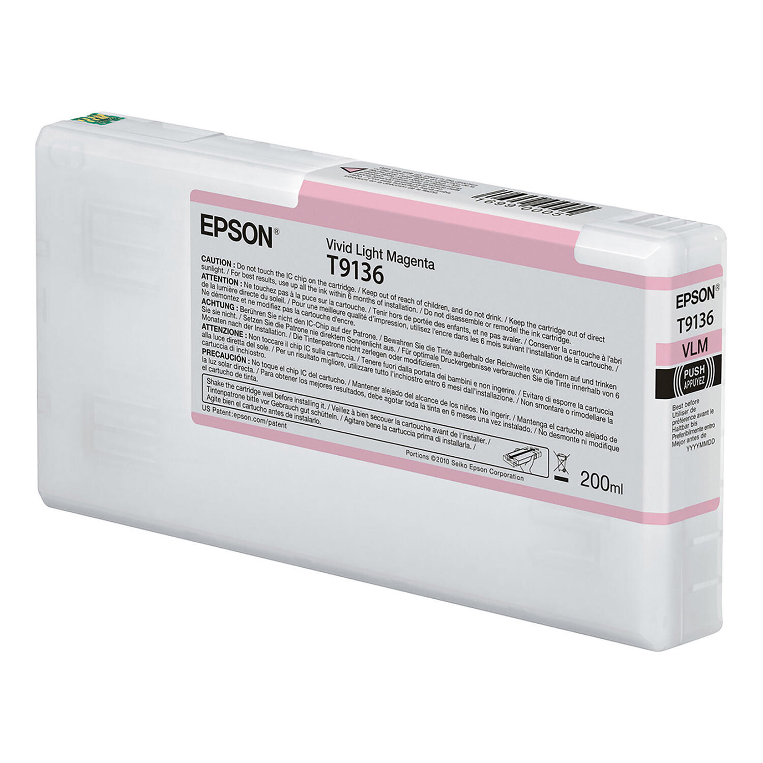 Epson 913 T913600 Original Vivid Light Magenta Ink Cartridge