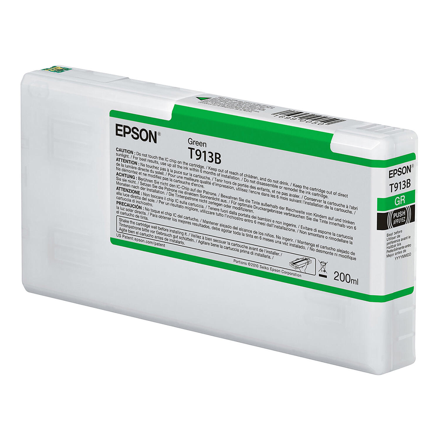 Epson 913 T913B00 Original Green Ink Cartridge