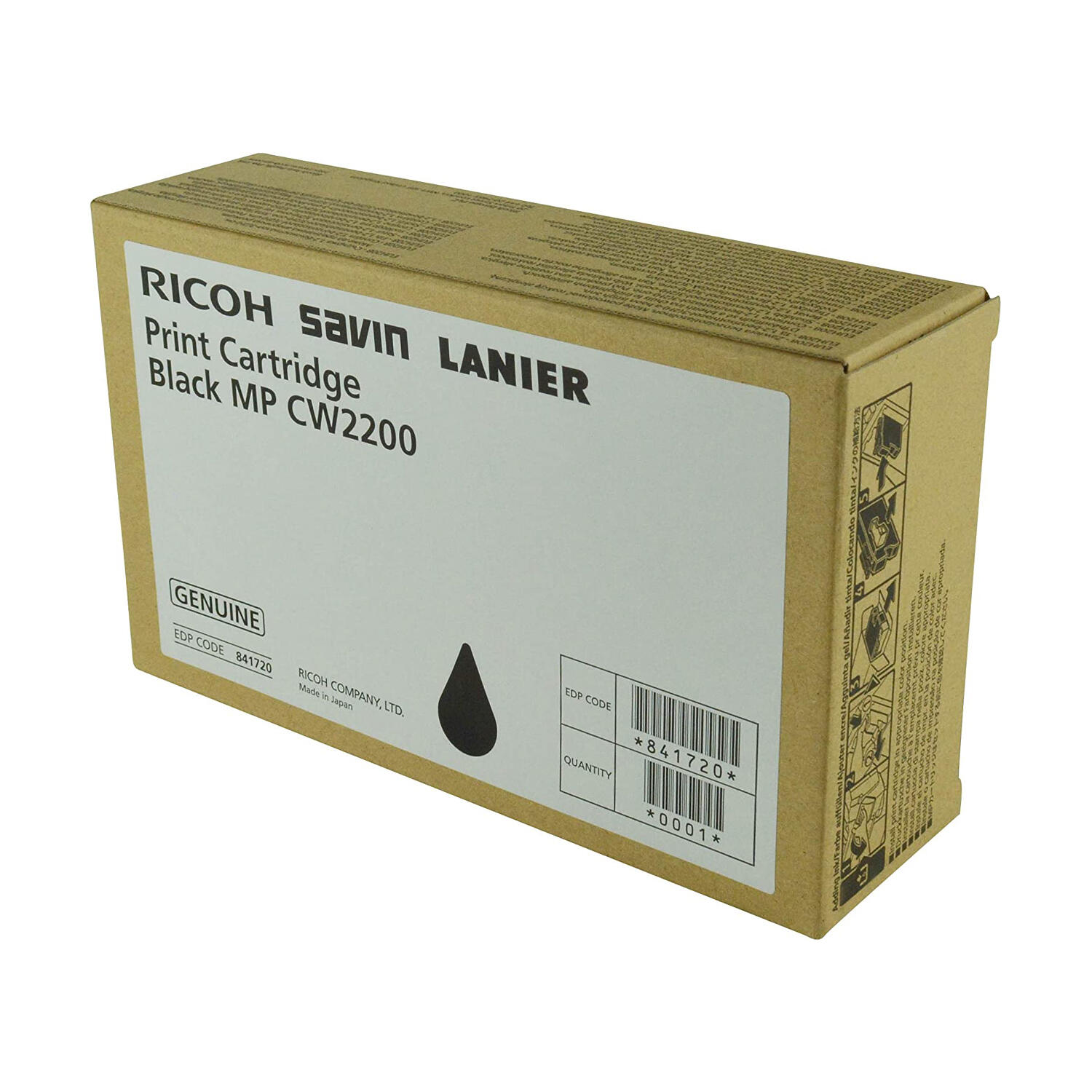 Ricoh 841720 Original Black Ink Cartridge High Yield