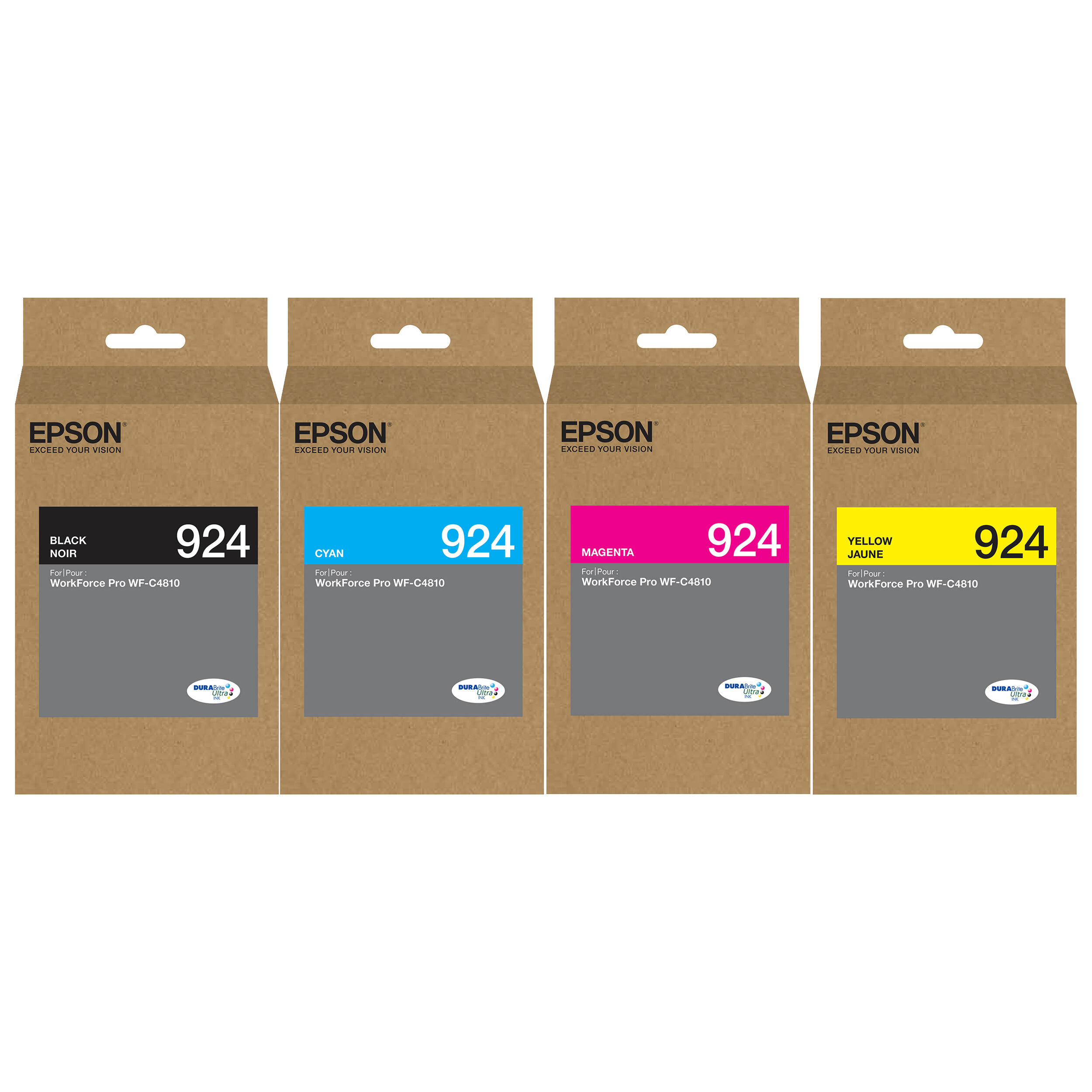 Epson T924 Original Durabrite Ultra Ink Cartridge Combo BK/C/M/Y