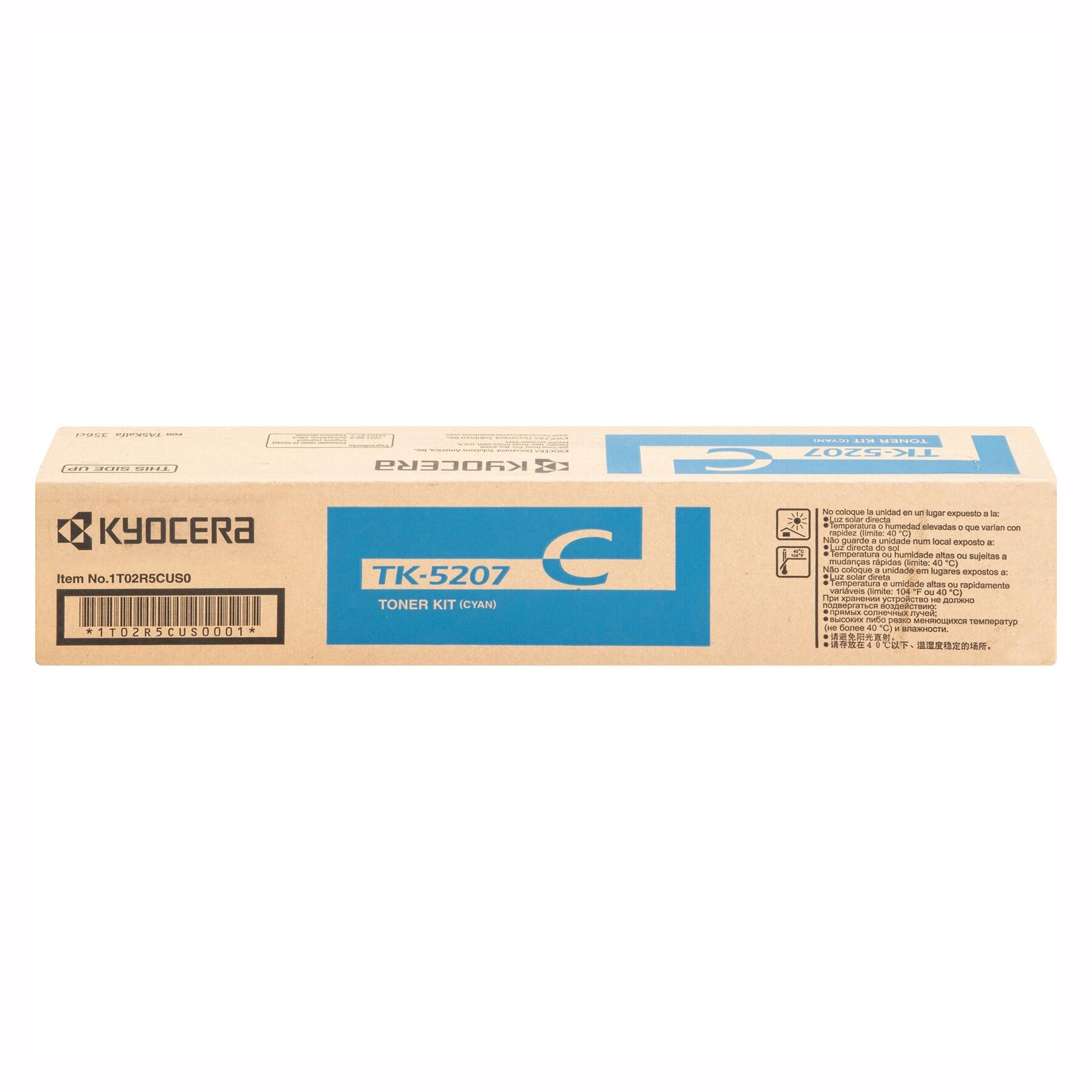 Kyocera Mita TK-5207C 1T02R5CUS0 Original Cyan Toner Cartridge